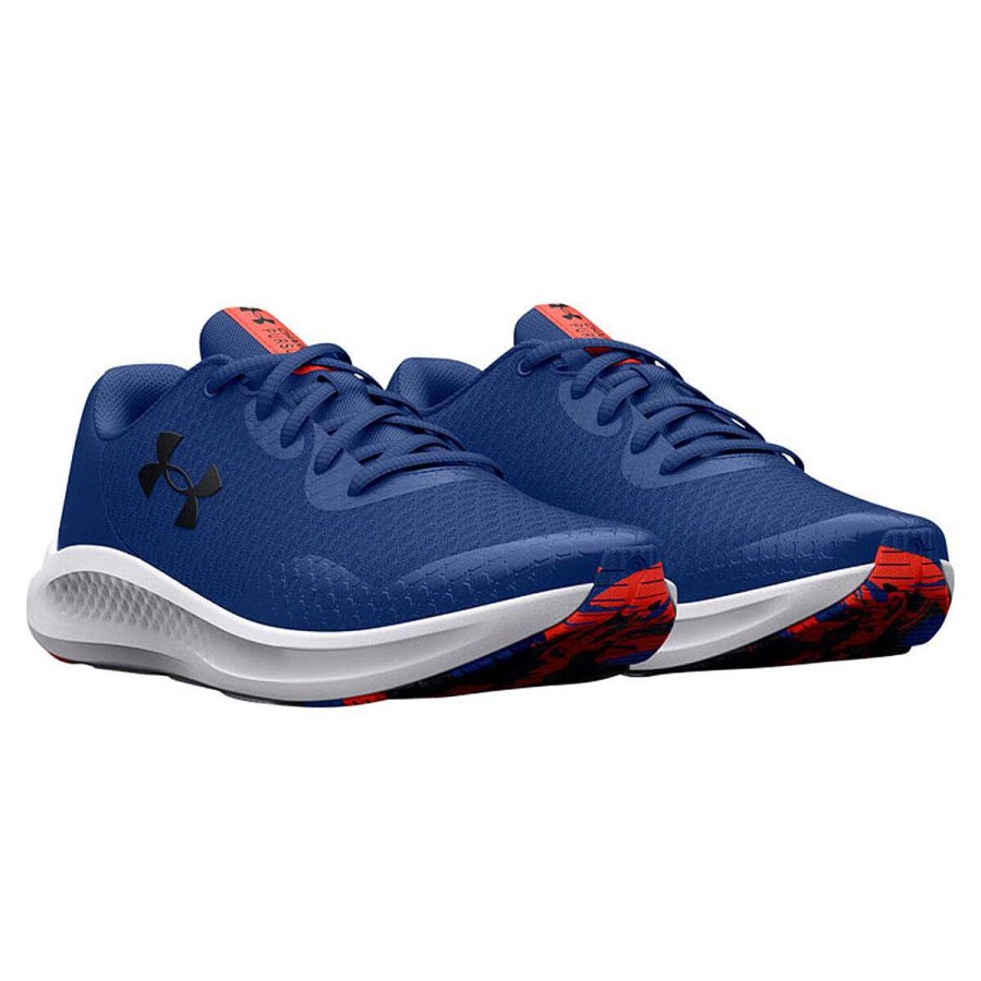 Kids Under Armour Training | Under Armour Charged Pursuit 3 Gs Kids Running Shoes Blue/Orange