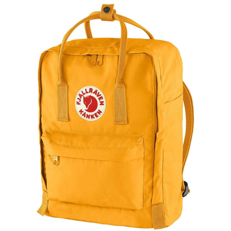 Men Fjallraven Bags | Fjallraven Kanken Backpack Warm Yellow