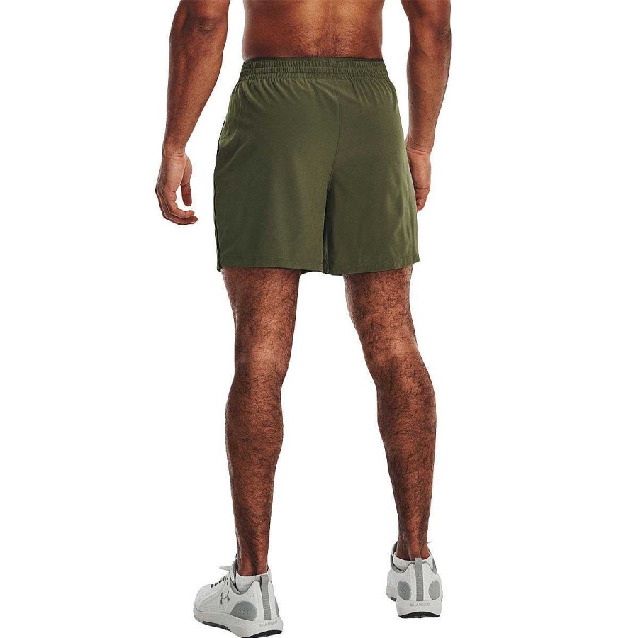 Men Under Armour Shorts | Under Armour Mens Qualifier 5-Inch Woven Training Shorts Green