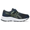 Kids Asics Running | Asics Contend 8 Ps Kids Running Shoes Navy/Yellow