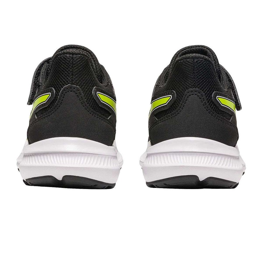 Kids Asics Boys Shoes | Asics Jolt 4 Ps Kids Running Shoes Black/Green