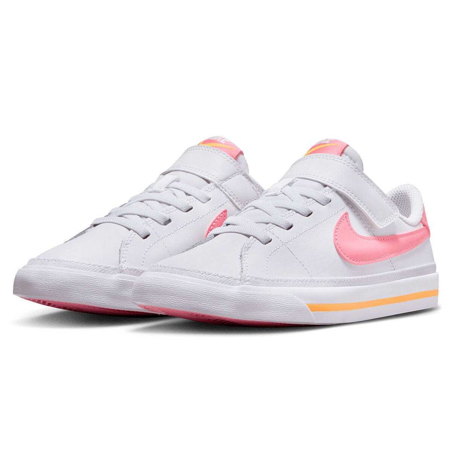 Kids Nike Casual | Nike Court Legacy Ps Kids Casual Shoes Us 3 White/Pink