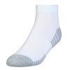 Men Under Armour Socks | Under Armour Heatgear Low Cut 3 Pack Socks White