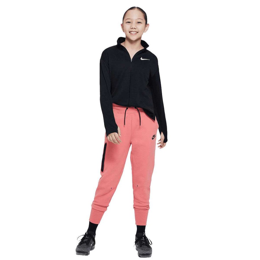 Kids Nike Track Pants | Nike Girls Sportswear Tech Fleece Pants Coral