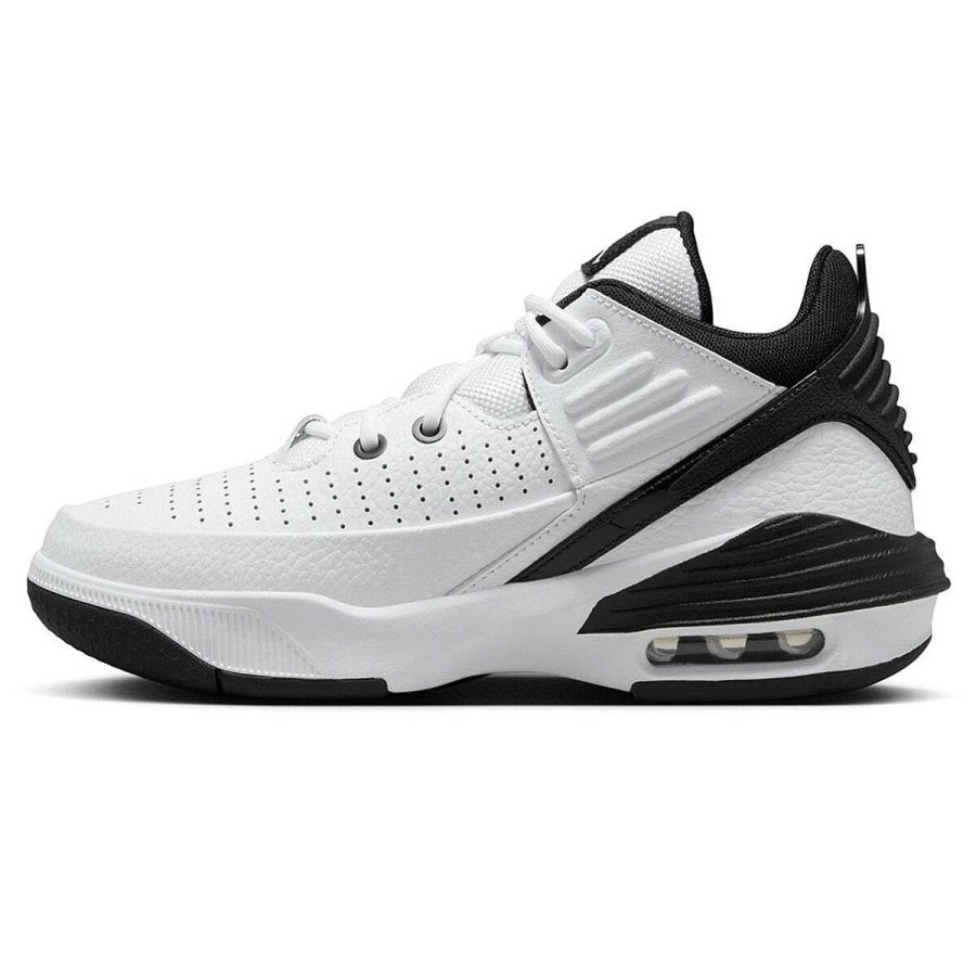 Kids Jordan Girls Shoes | Jordan Max Aura 5 Gs Kids Basketball Shoes White/Black