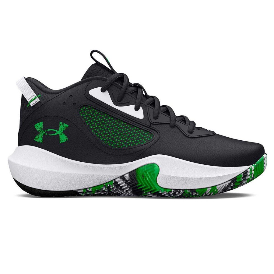 Kids Under Armour Basketball | Under Armour Lockdown 6 Gs Kids Basketball Shoes Black