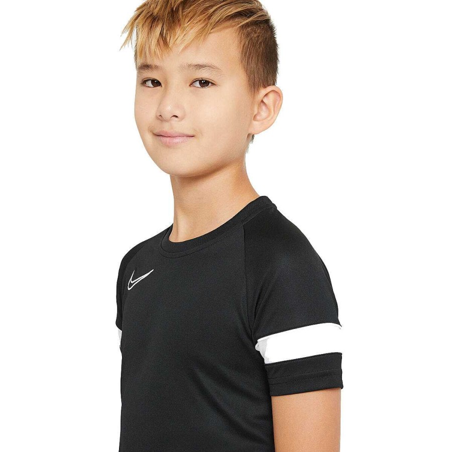 Kids Nike Tees & Tops | Nike Boys Dri-Fit Academy 21 Football Tee Black