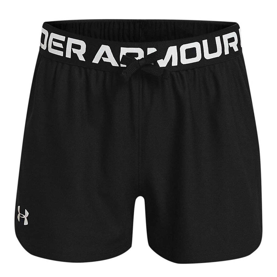 Kids Under Armour Shorts | Under Armour Girls Play Up Shorts Black