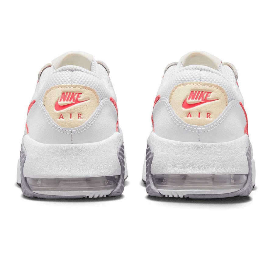 Kids Nike Casual | Nike Air Max Excee Gs Kids Casual Shoes White/Pink