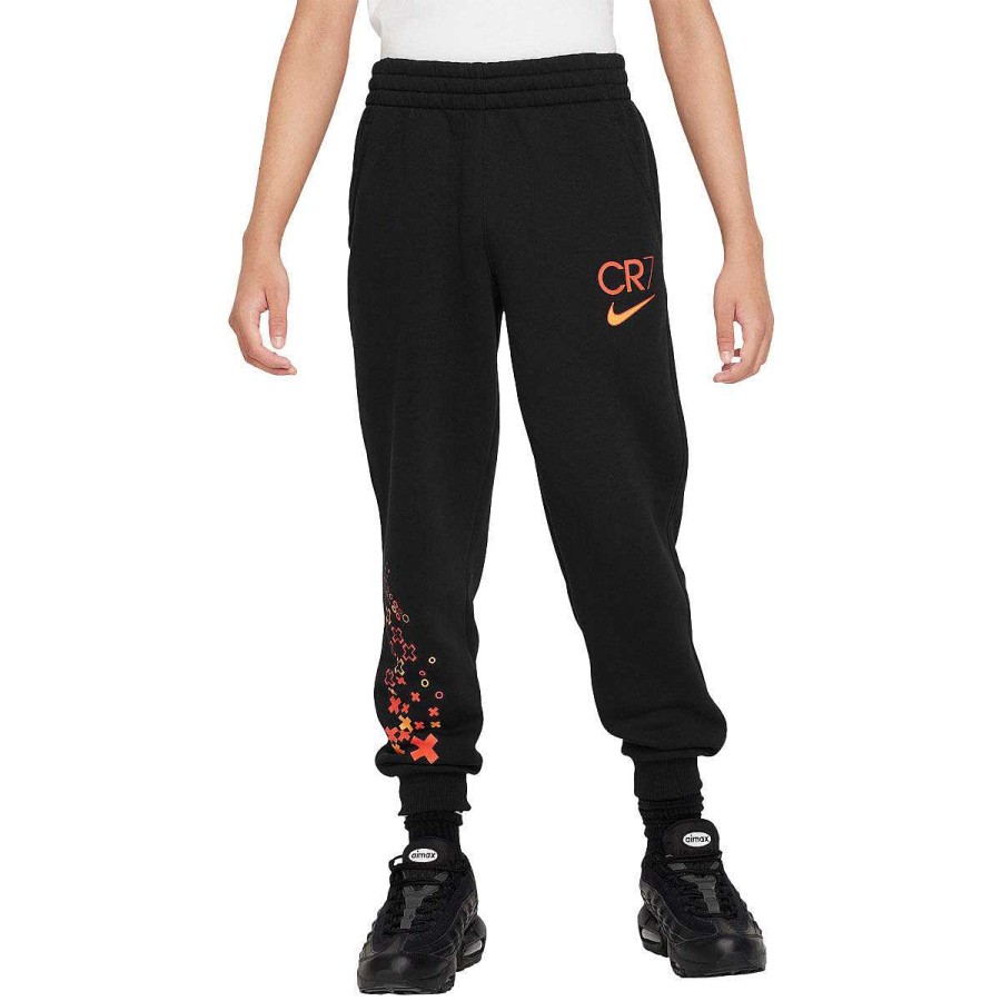 Kids Nike Shorts | Nike Kids Cr7 Club Fleece Joggers Black