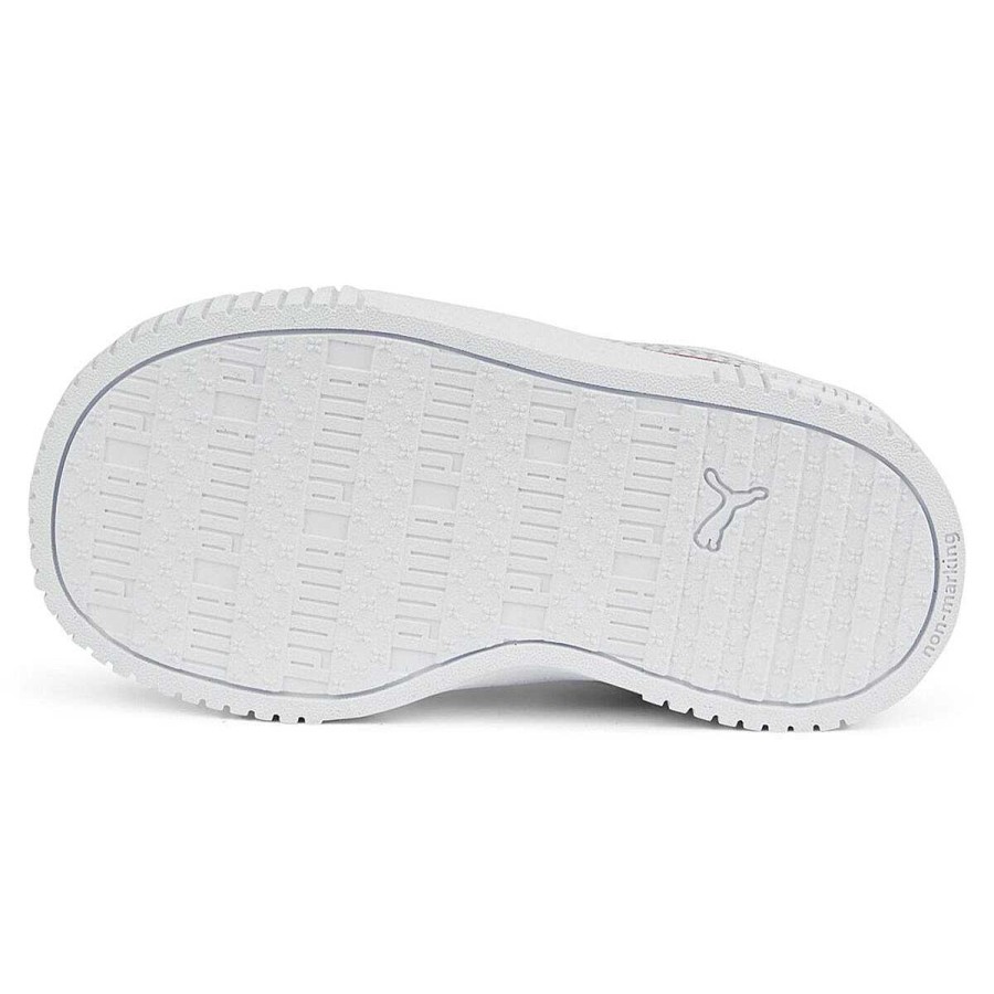 Kids PUMA Toddlers Shoes | Puma Carina 2.0 Holo Infants Shoes White/Silver