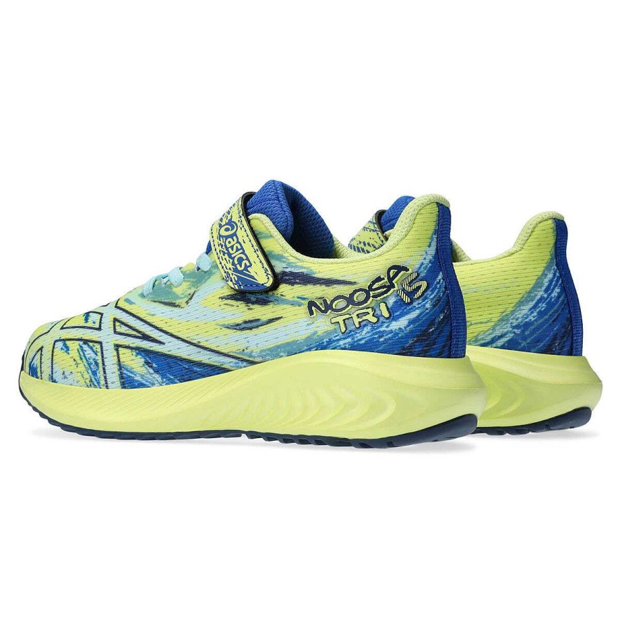 Kids Asics Boys Shoes | Asics Pre Noosa Tri 15 Ps Kids Running Shoes Blue/Yellow