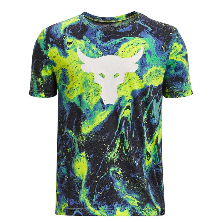 Kids Under Armour Tees & Tops | Under Armour Boys Project Rock Marble Tee Print