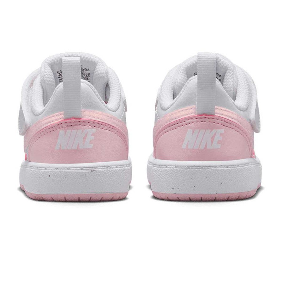 Kids Nike Toddlers Shoes | Nike Court Borough Low Recraft Toddlers Shoes White/Pink