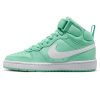 Kids Nike Girls Shoes | Nike Court Borough Mid 2 Gs Kids Casual Shoes Green/White