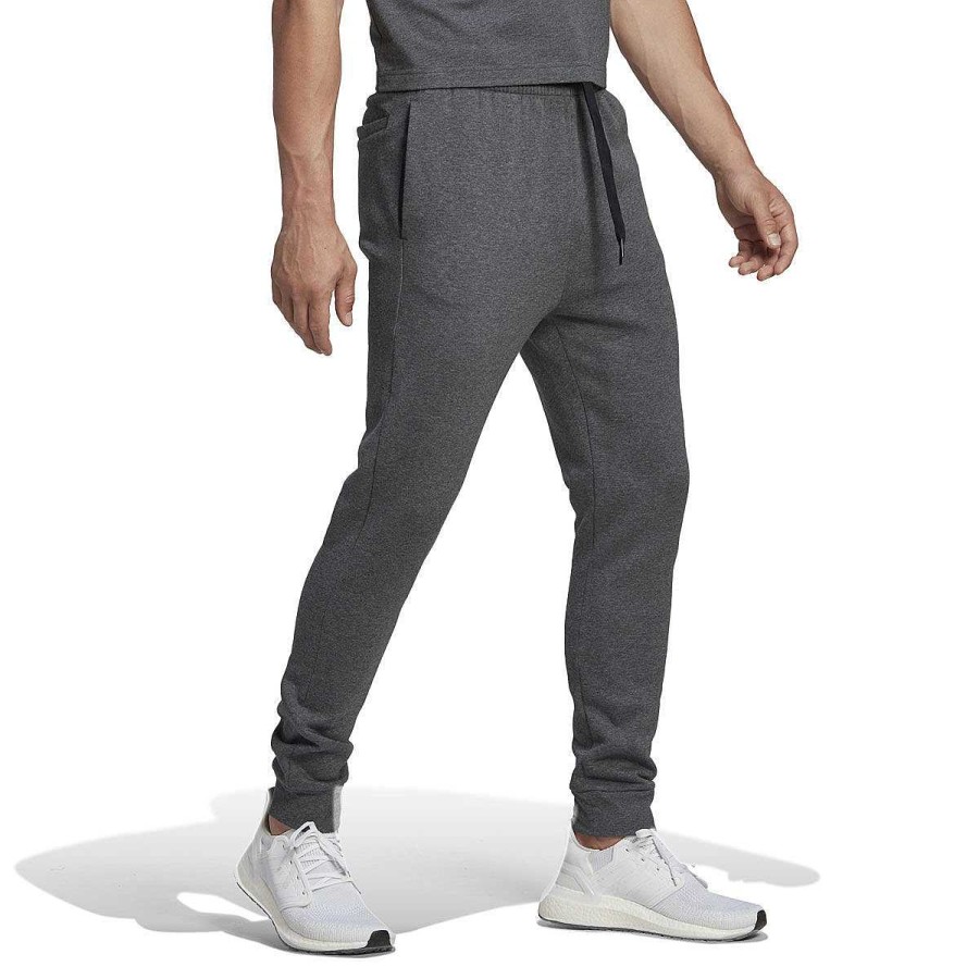 Men adidas Track Pants | Adidas Mens Essentials Feelcozy Track Pants Grey