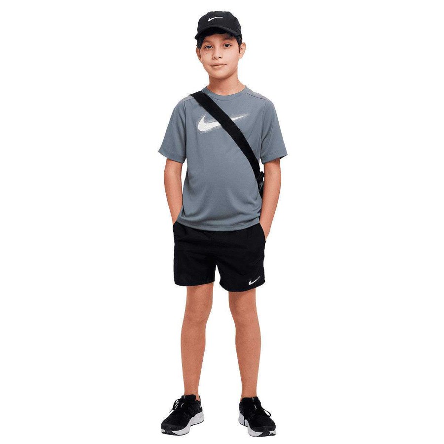 Kids Nike Activewear | Nike Boys Dri-Fit Multi Training Tee Grey