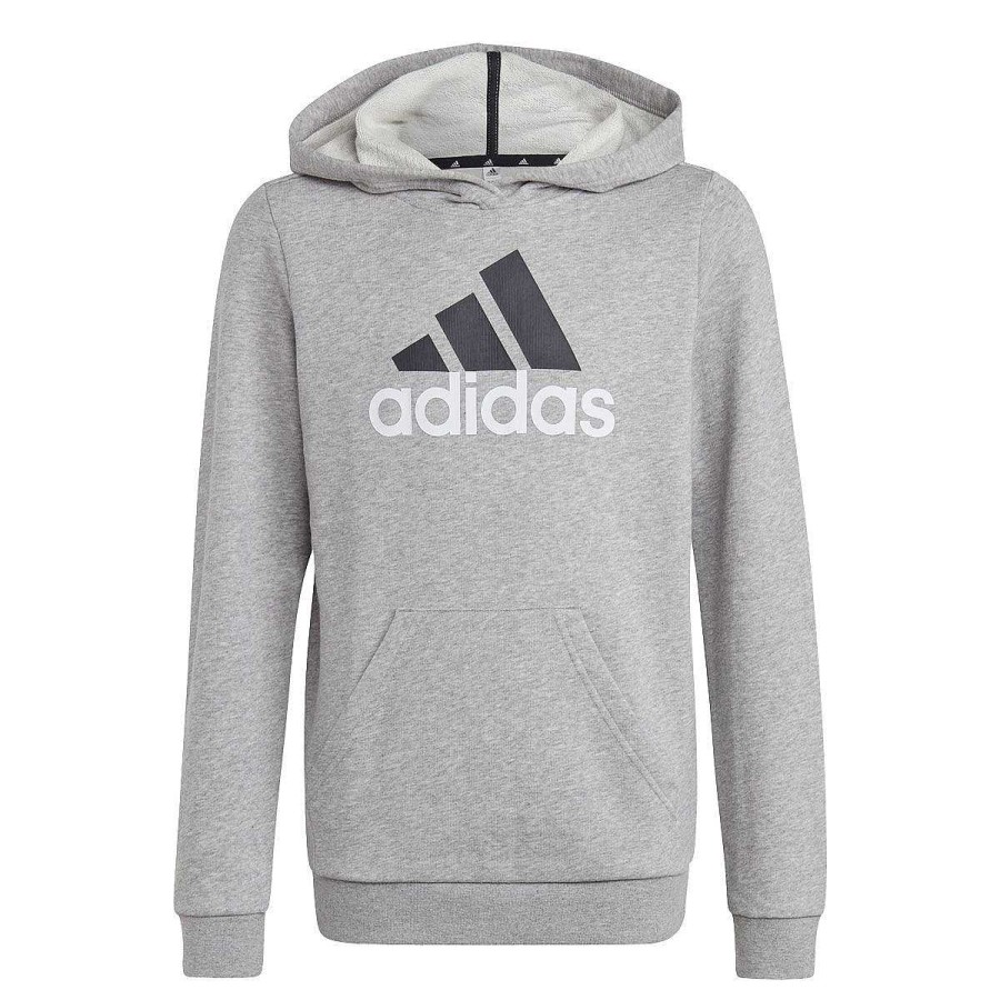 Kids adidas Hoodies & Sweatshirts | Adidas Kids Essentials Big Logo Hoodie Grey