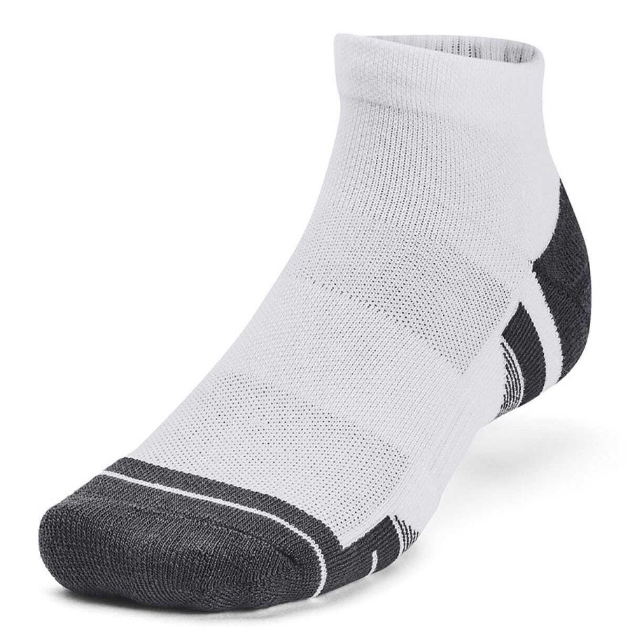 Men Under Armour Socks | Under Armour Performance Tech Low Socks 3-Pack White