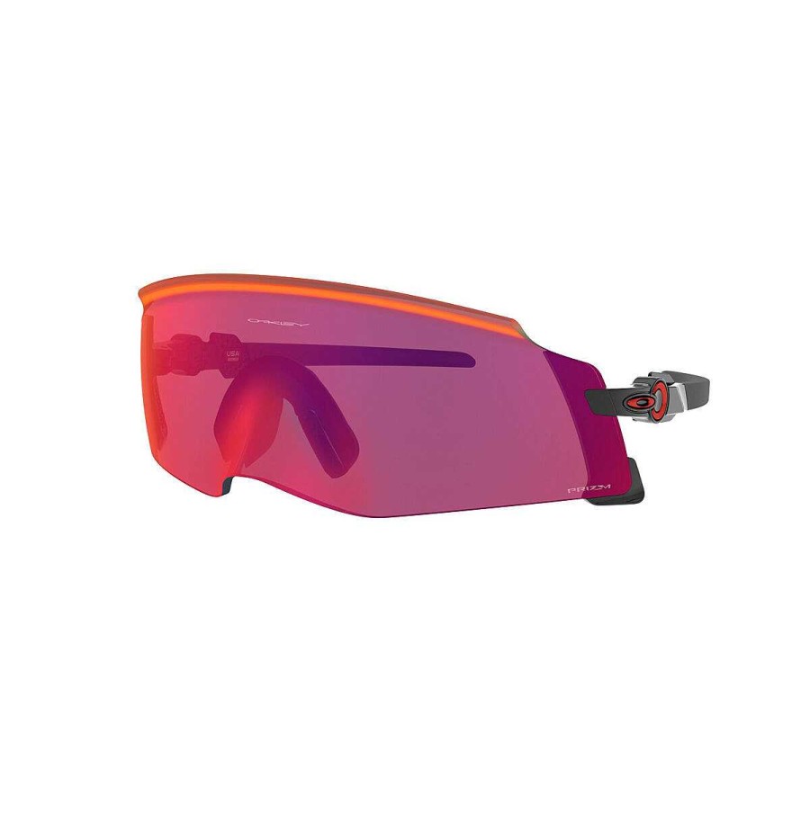 Men Oakley Sunglasses | Oakley Kato Sunglasses - Polished Black With Prizm Road