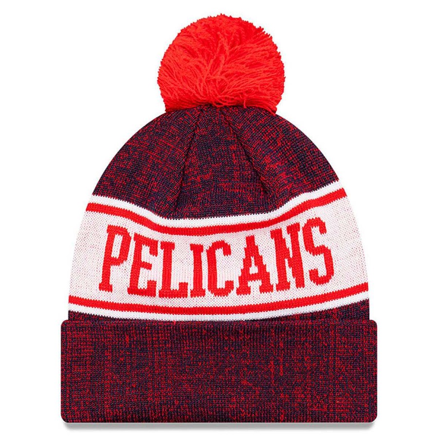 Kids New Era Caps | New Orleans Pelicans New Era Pom Knit Beanie