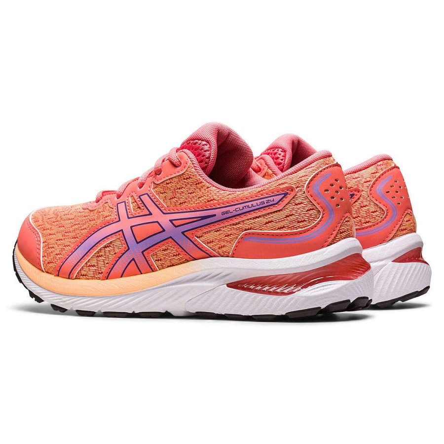 Kids Asics Training | Asics Gel Cumulus 24 Gs Kids Running Shoes Pink/Purple