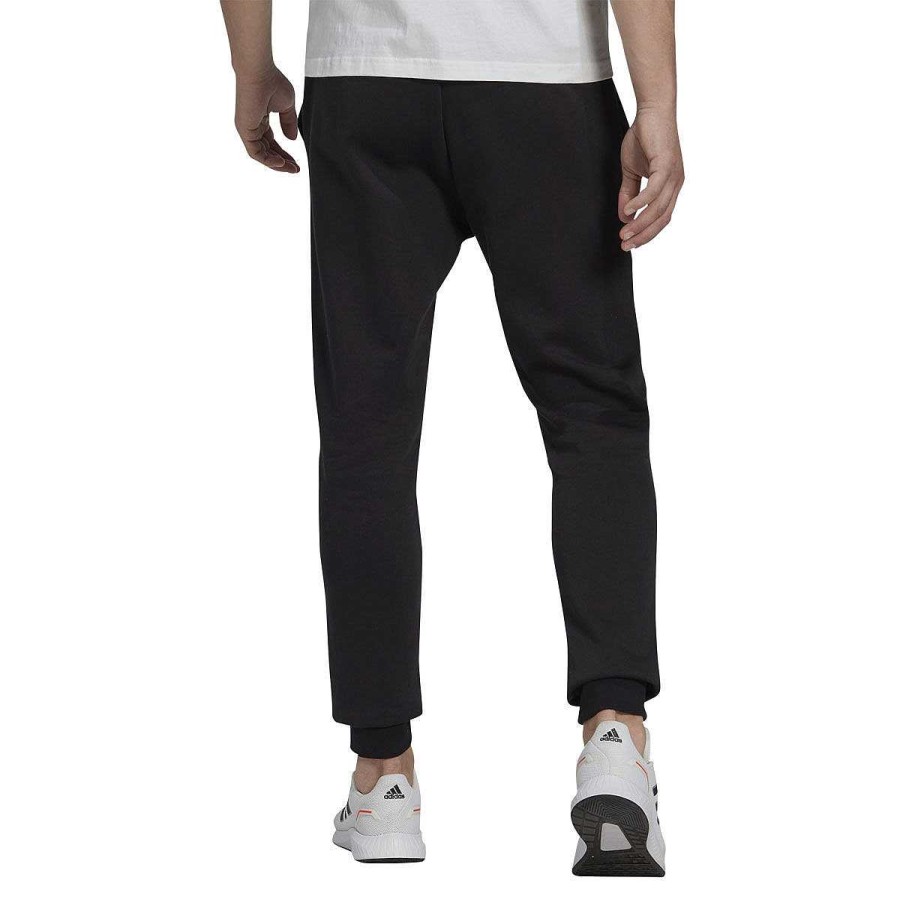 Men adidas Track Pants | Adidas Mens Feel Cozy Track Pants Black