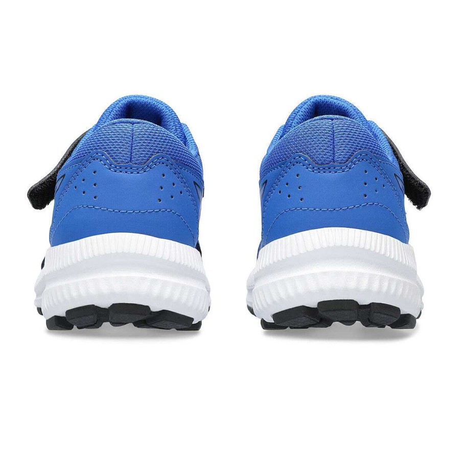 Kids Asics Sneakers | Asics Contend 8 Ps Kids Running Shoes Blue/Silver