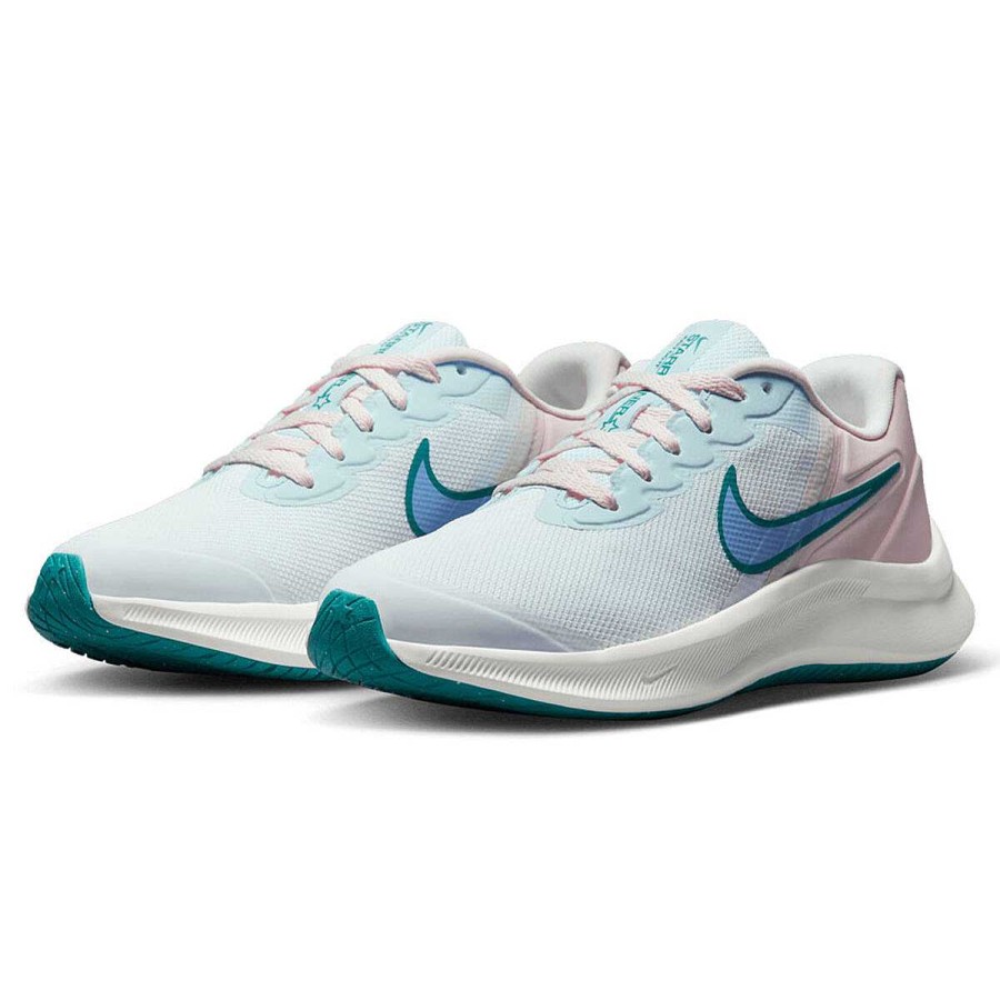 Kids Nike Running | Nike Star Runner 3 Gs Kids Running Shoes White/Cobalt