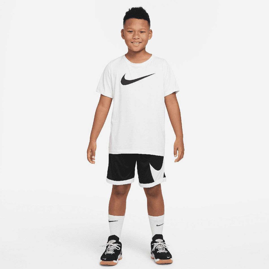 Kids Nike Activewear | Nike Boys Dri-Fit Hbr Basketball Shorts Black