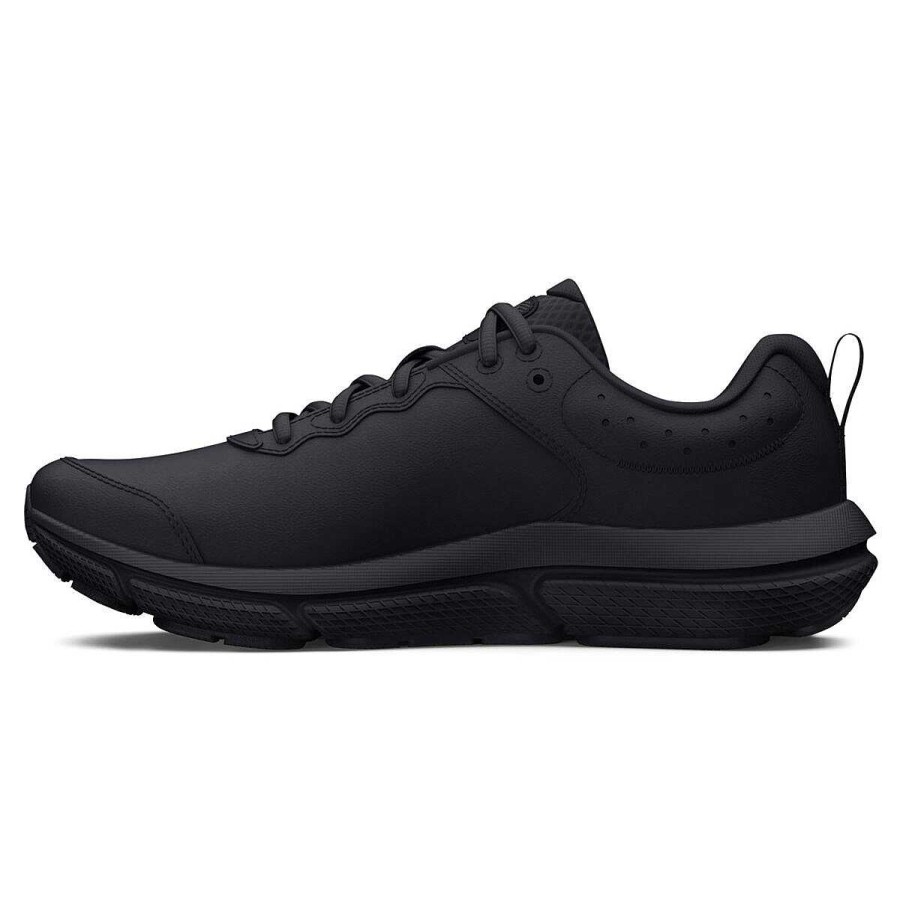 Kids Under Armour School Shoes | Under Armour Assert 10 Uniform Gs Kids Running Shoes Black