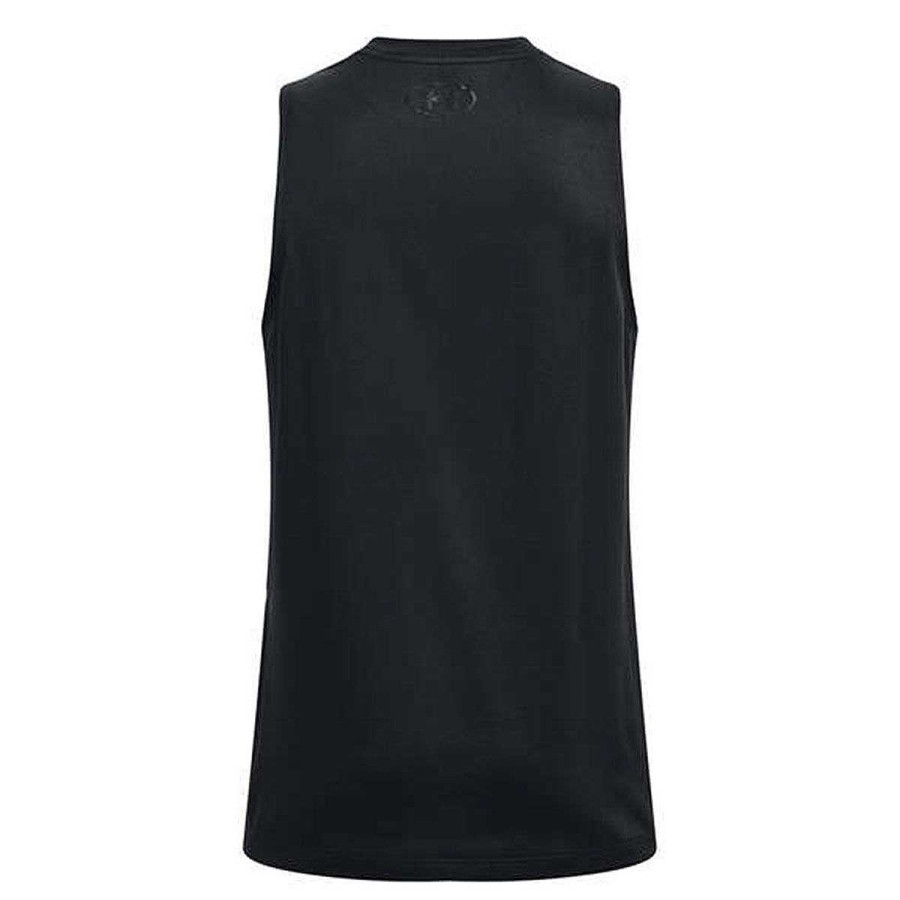 Kids Under Armour Activewear | Under Armour Boys Tech Vent Sleeveless Tee Black