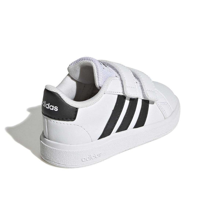 Kids adidas Girls Shoes | Adidas Grand Court 2.0 Toddlers Shoes White/Black