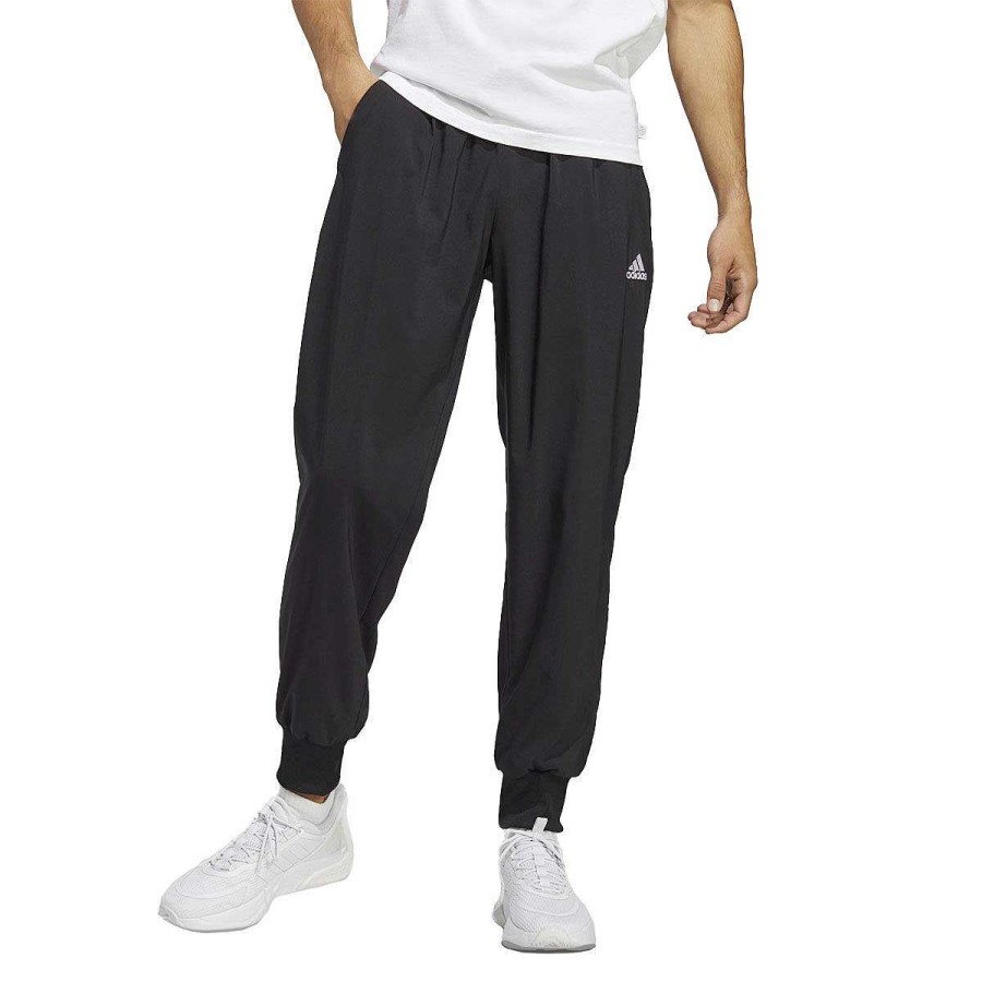 Men adidas Track Pants | Adidas Mens Tapered Stanford Pants Black