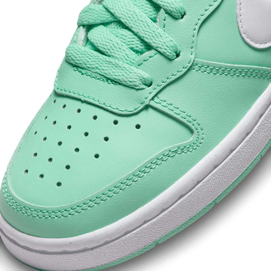 Kids Nike Casual | Nike Court Borough Mid 2 Gs Kids Casual Shoes Green/White