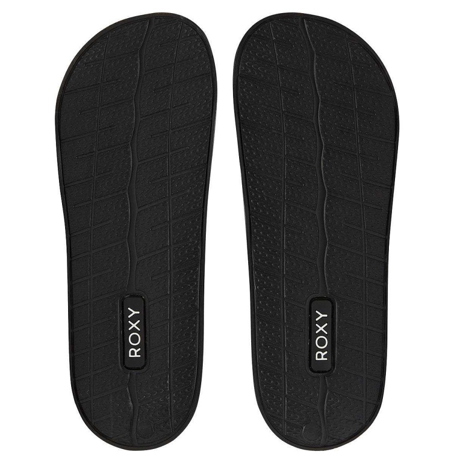 Kids ROXY Girls Shoes | Roxy Slippy 2 Gs Girls Slides Black