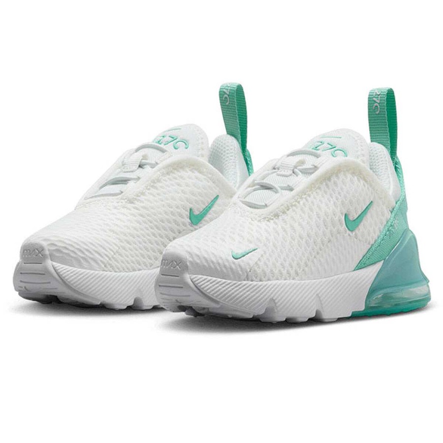 Kids Nike Toddlers Shoes | Nike Air Max 270 Toddlers Shoes White/Green