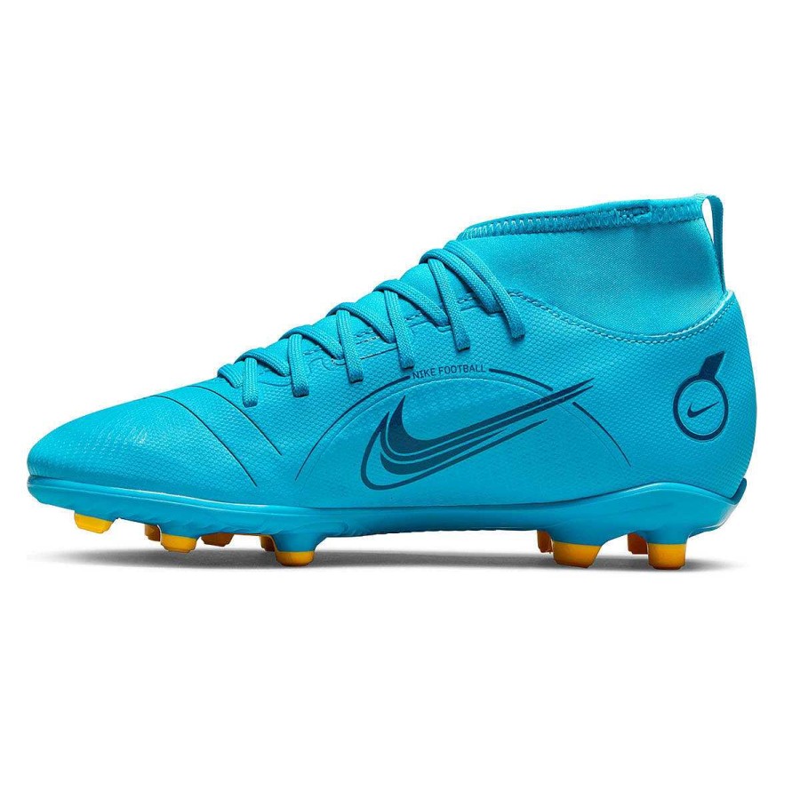 Kids Nike Football Boots | Nike Mercurial Superfly 8 Club Kids Football Boots Us 2 Blue/Orange