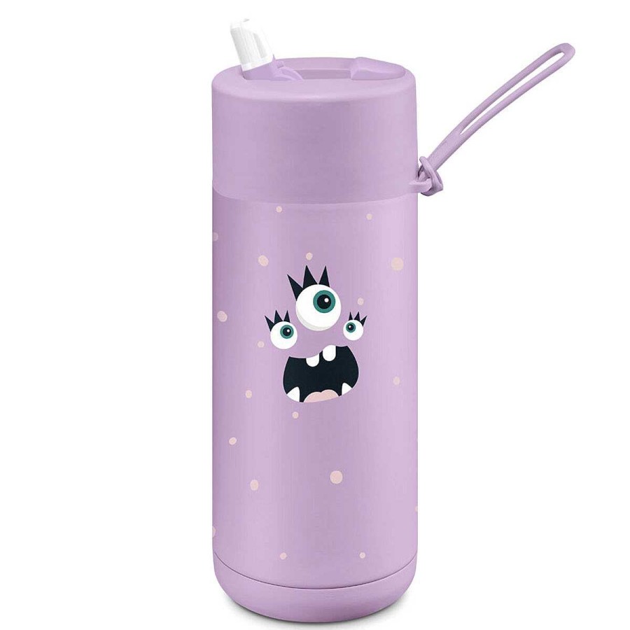 Kids FRANK GREEN Water Bottles | Frank Green Franksters Flick Ceramic Reusable 475Ml Bottle - Lilac