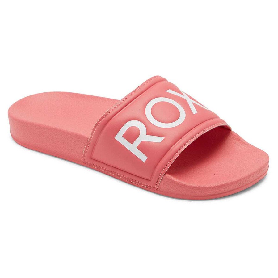 Kids ROXY Slides And Thongs | Roxy Slippy 2 Girls Slides Pink