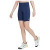 Kids Nike Shorts | Nike Girls Dri Fit One Hr 7 Inch Lpp Shorts Navy