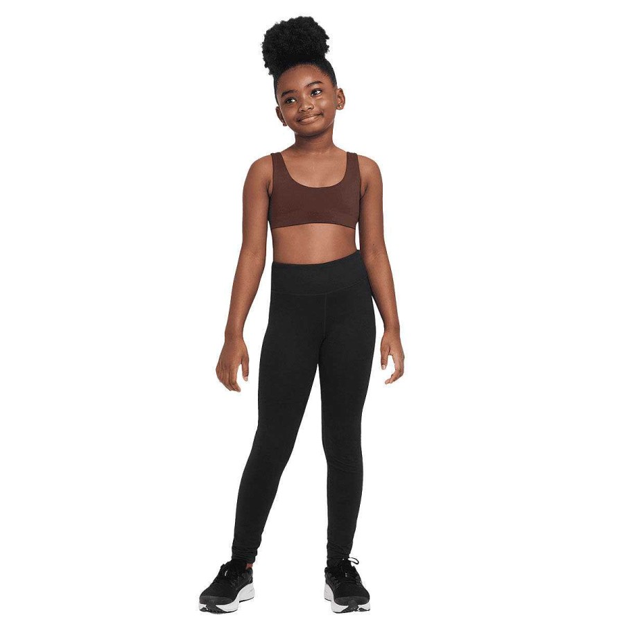 Kids Nike Bras & Crops | Nike Girls Dri-Fit Alate All U Bra Brown