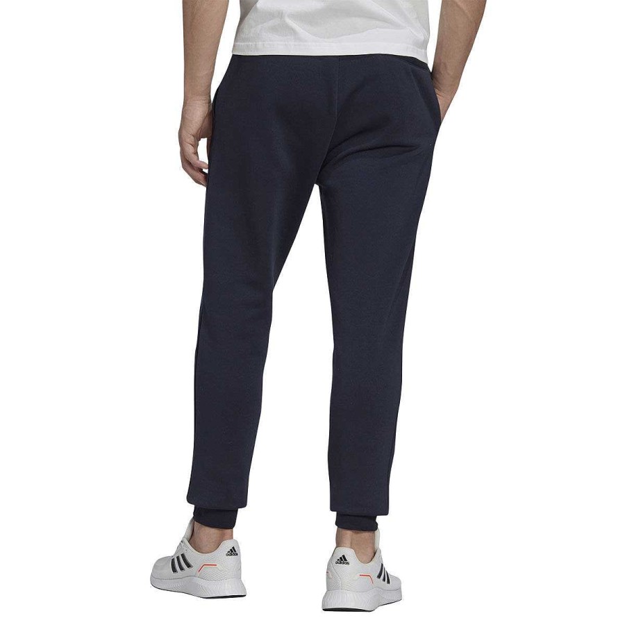 Men adidas Track Pants | Adidas Mens Feel Cosy Track Pants Navy/White