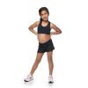 Kids ELL&VOO Bras & Crops | Ell & Voo Junior Girls Essentials Crop Top Black