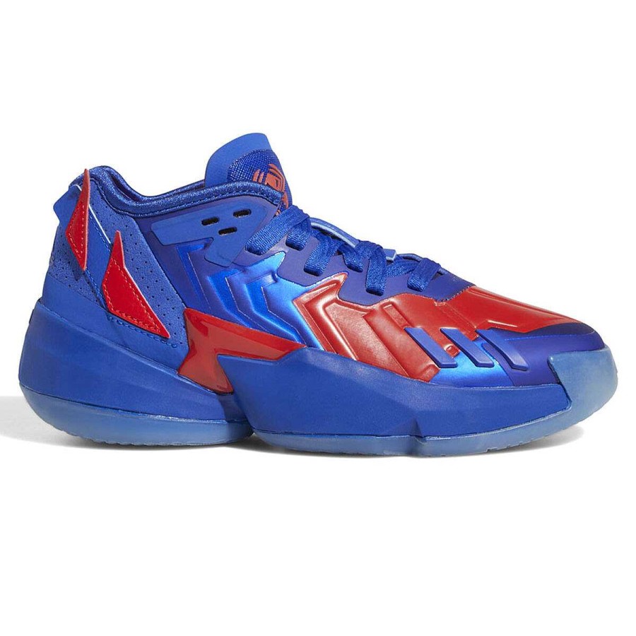 Kids adidas Basketball | Adidas D.O.N. Issue 4Kids Basketball Shoes Blue/Red