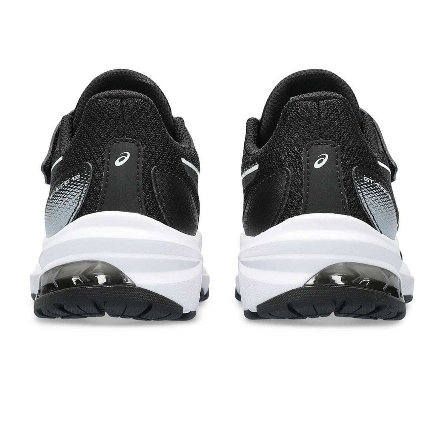 Kids Asics Running | Asics Gt 1000 12 Ps Kids Running Shoes Black/White