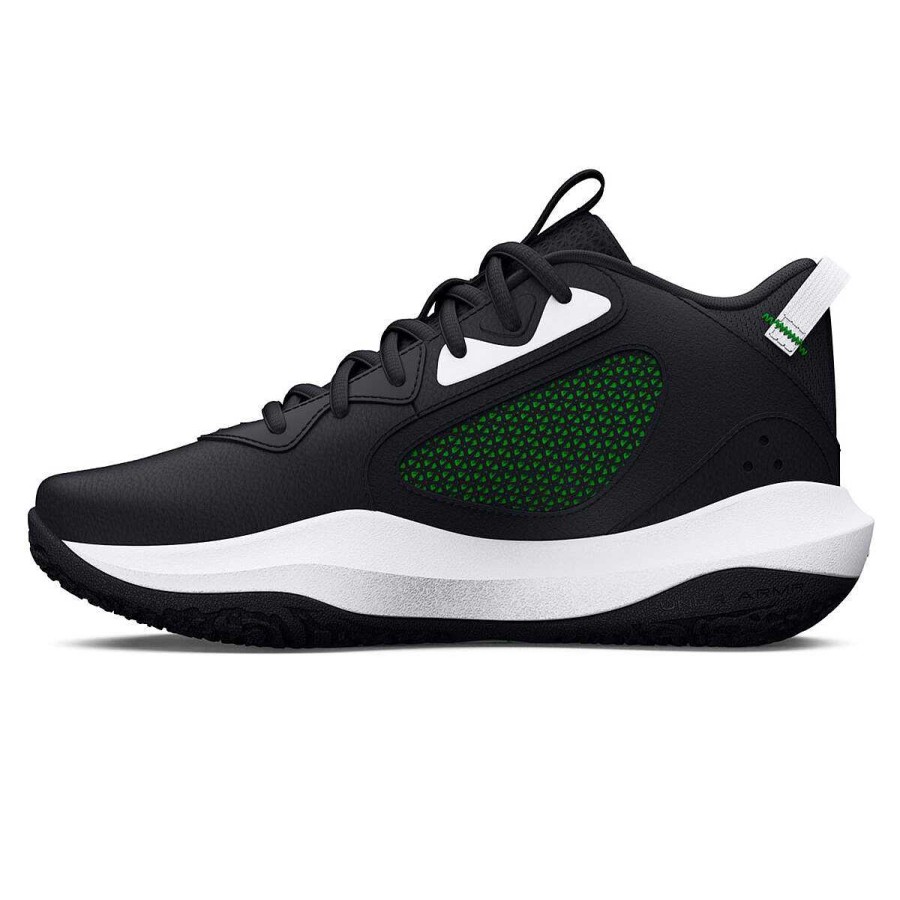 Kids Under Armour Boys Shoes | Under Armour Lockdown 6 Gs Kids Basketball Shoes Black