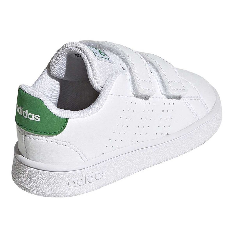 Kids adidas Toddlers Shoes | Adidas Advantage Court Toddlers Shoes White/Green