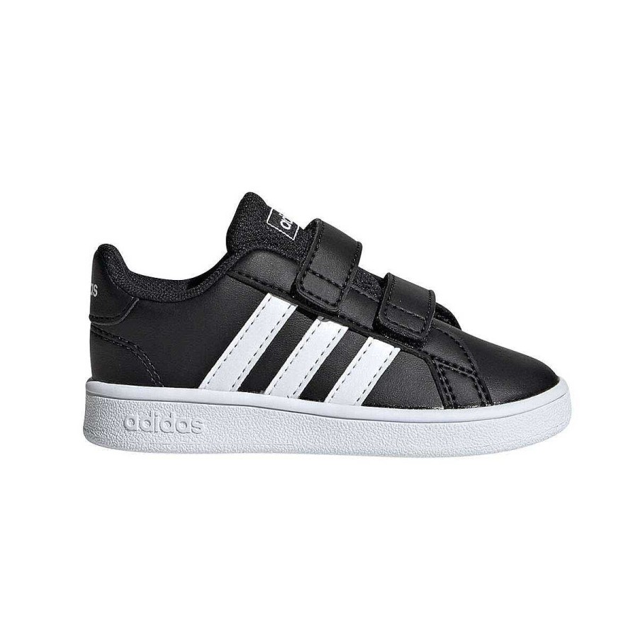 Kids adidas Girls Shoes | Adidas Grand Court Toddler Shoes Black / White