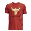 Kids Under Armour Activewear | Under Armour Project Rock Boys Brahma Bull Tee Red